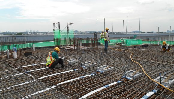 フロアダクト工事