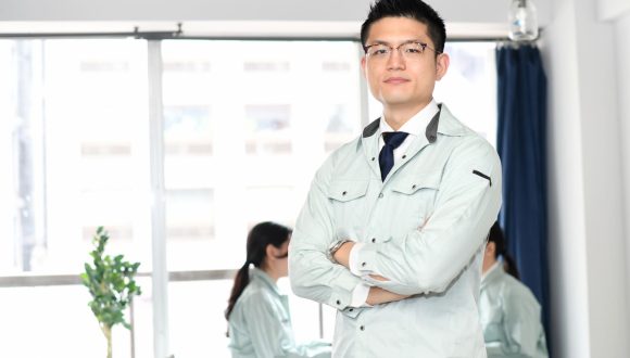 施工管理職の男性