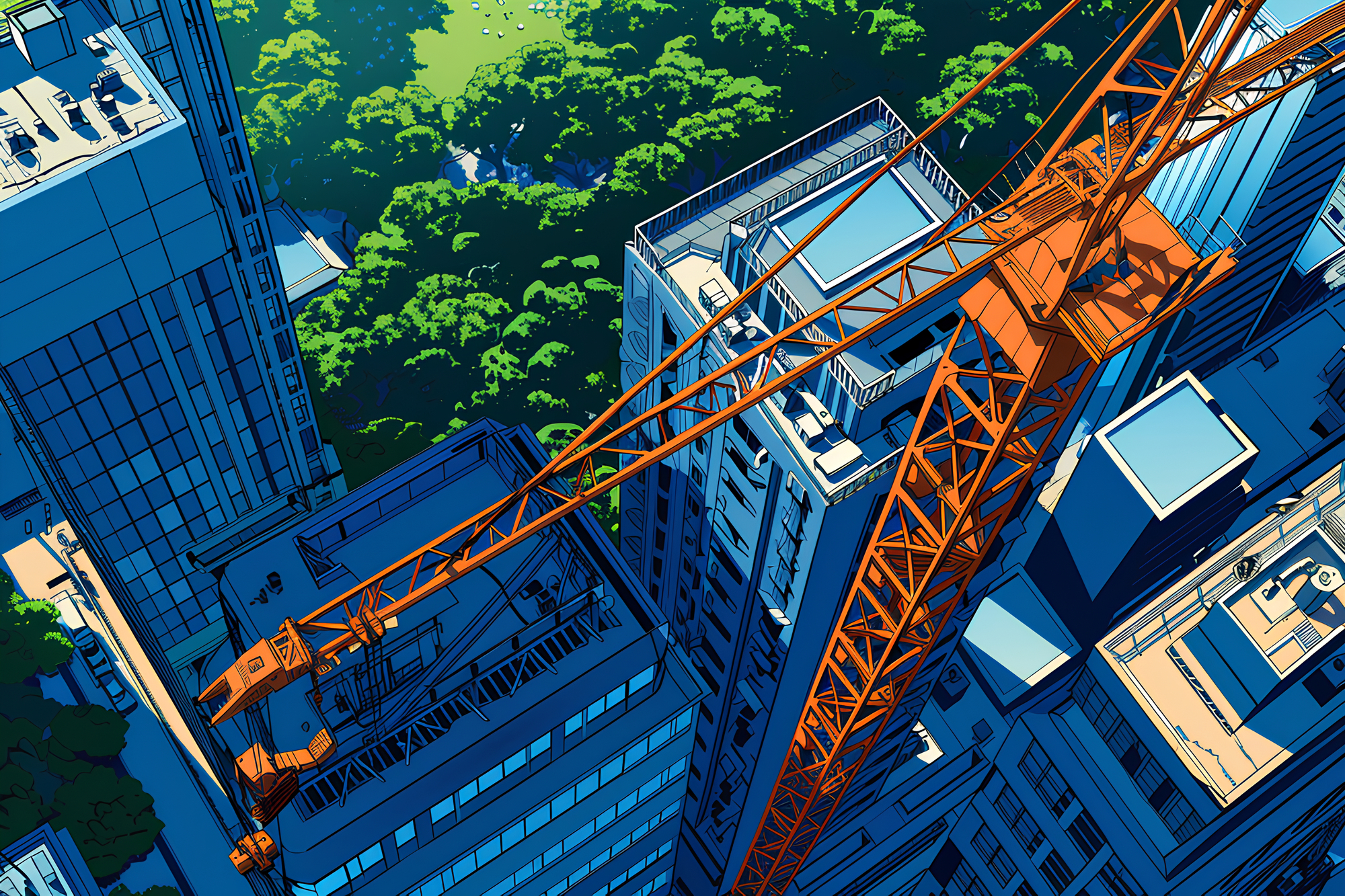 街を建設するイメージ