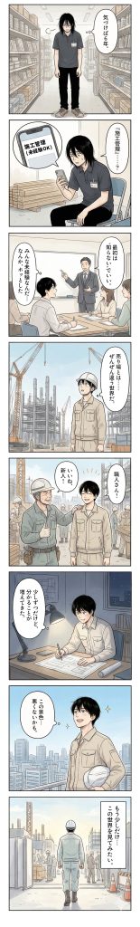 ホームセンター勤務の男性が施工管理になる話